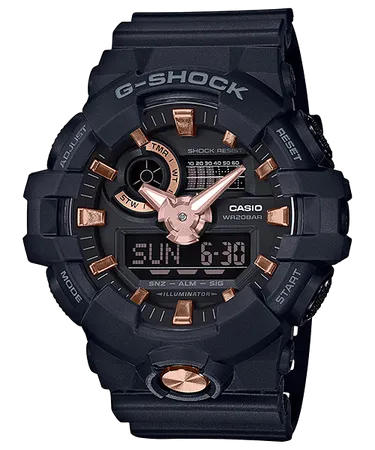 Casio G-Shock Ga-710B-1A4 Illuminator 200M Analog Digital Mens Watch