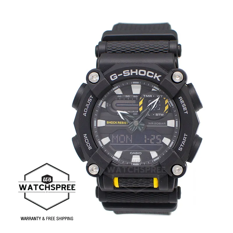 Casio G-Shock GA-900 Lineup Black Resin Band Watch GA900-1A GA-900-1A