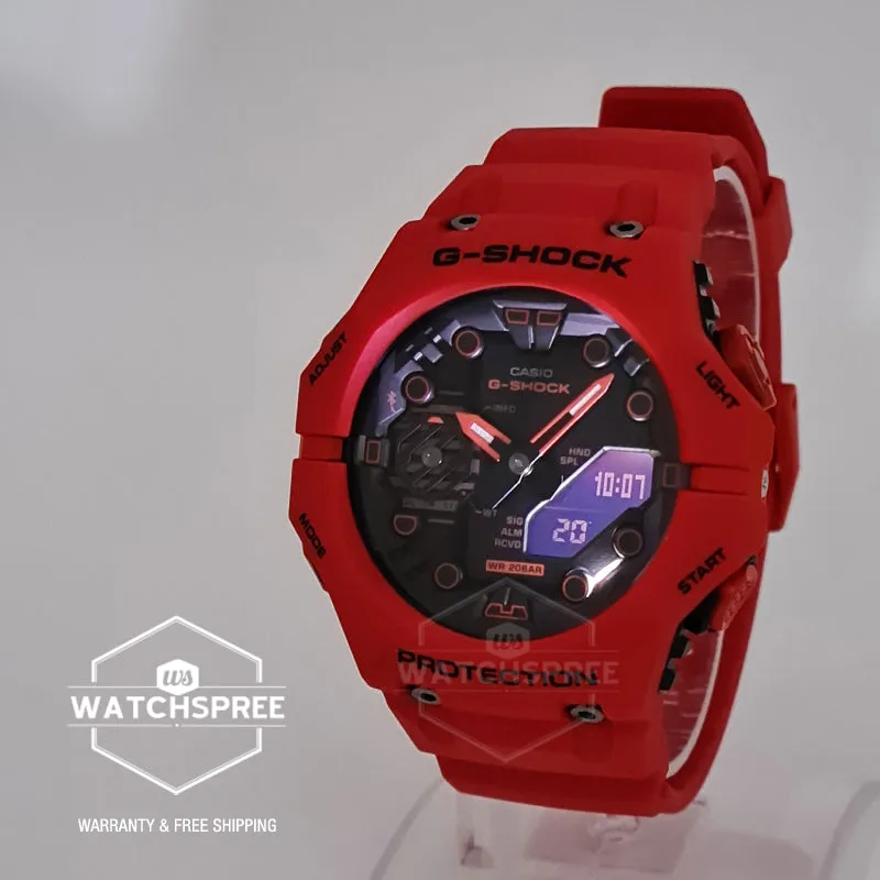 Casio G-Shock GA-B001 Lineup Carbon Core Guard Structure Bluetooth Red Band Watch GAB001-4A GA-B001-4A