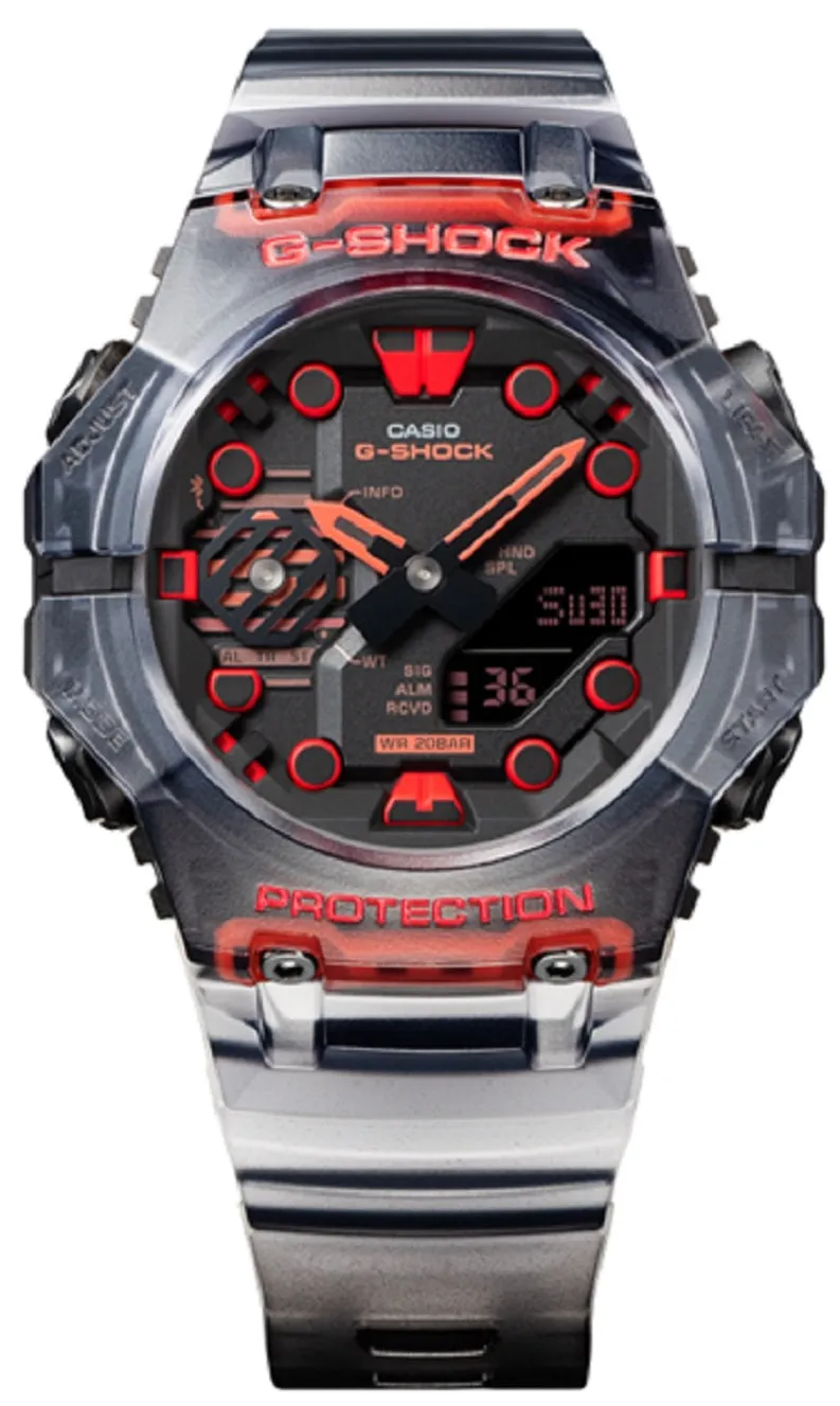 Casio G-shock GA-B001G-1A Digital Analog Rubber Strap Watch For Men