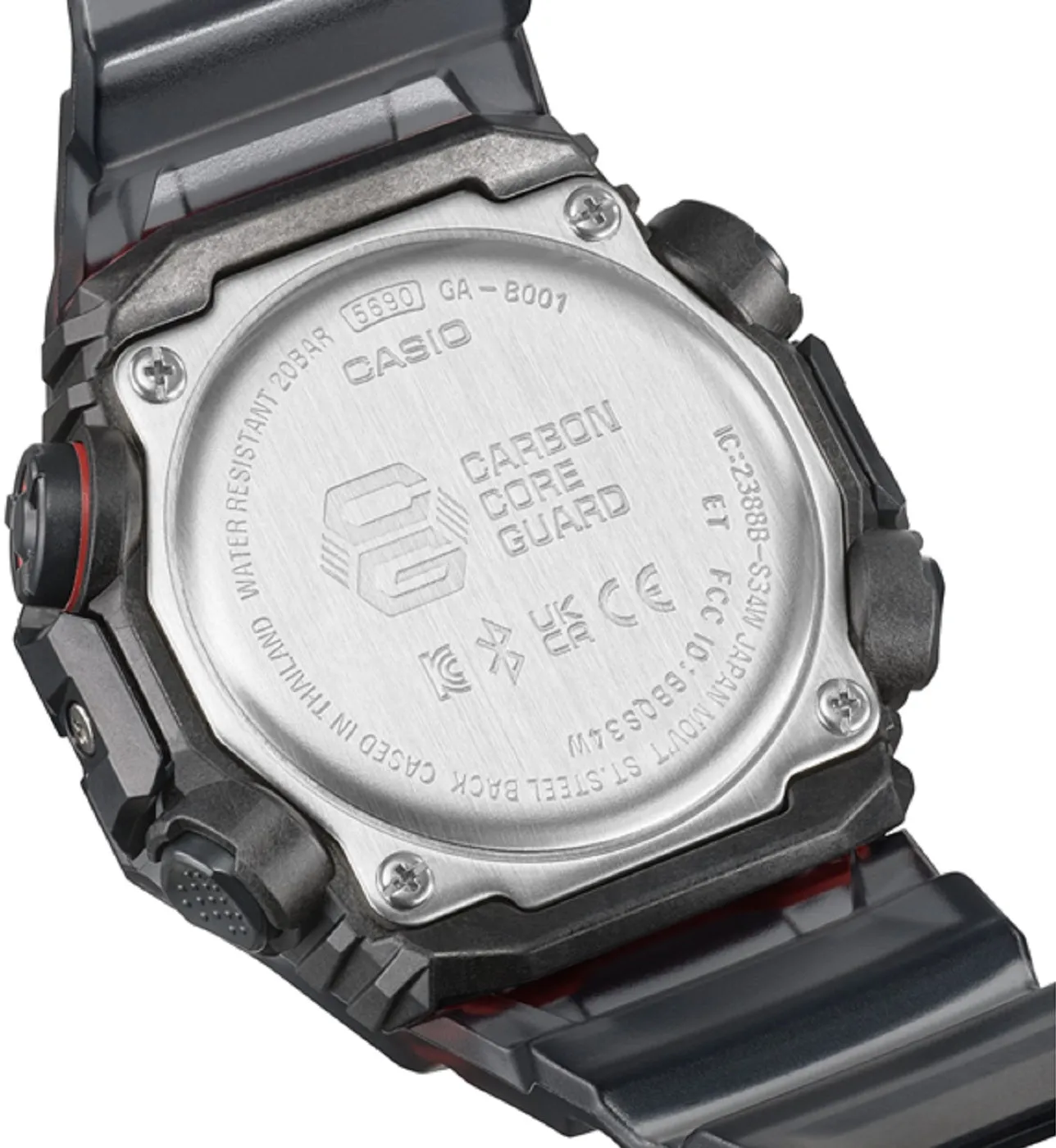 Casio G-shock GA-B001G-1A Digital Analog Rubber Strap Watch For Men