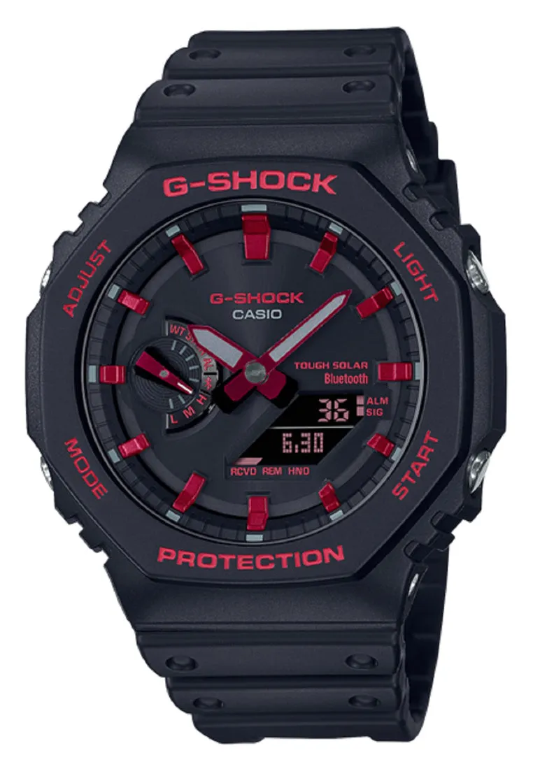 Casio G-shock GA-B2100BNR-1A Digital Analog Rubber Strap Watch For Men