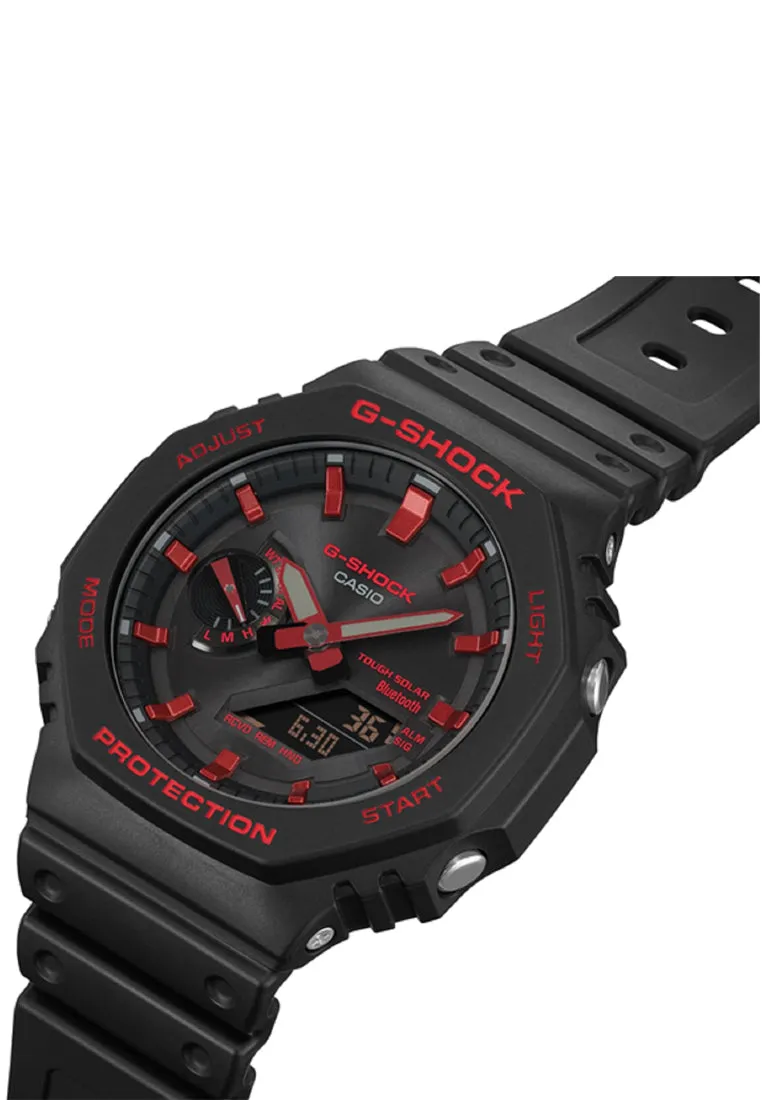 Casio G-shock GA-B2100BNR-1A Digital Analog Rubber Strap Watch For Men