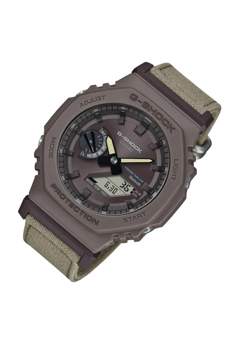 Casio G-shock GA-B2100CT-5A Digital Analog Nylon Strap Watch For Men