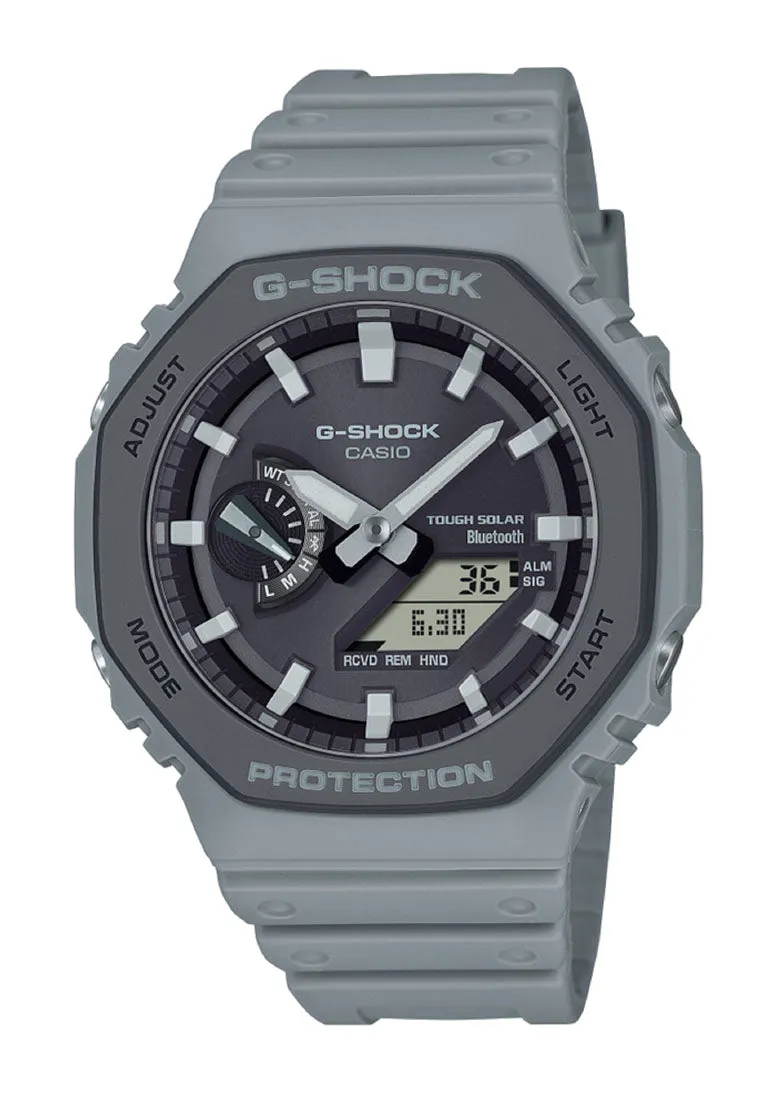 Casio G-shock GA-B2100LUU-8A Digital Analog Rubber Strap Solar Watch for Men