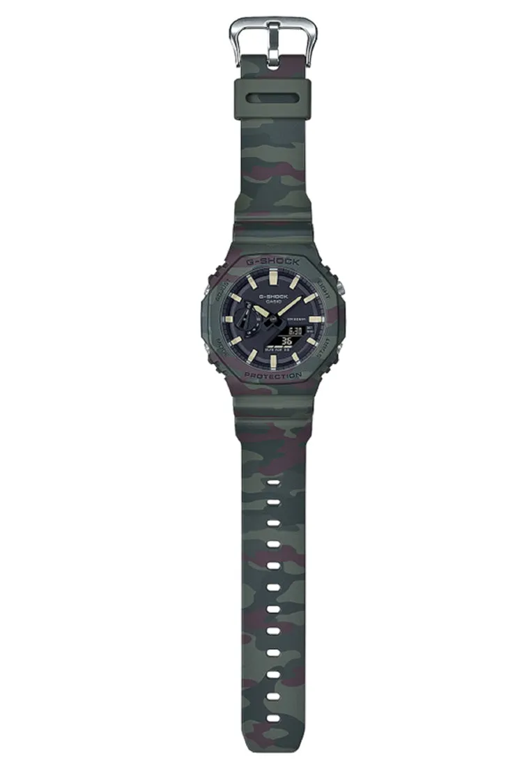 Casio G-shock GAE-2100WE-3A Digital Analog Rubber Strap Watch For Men