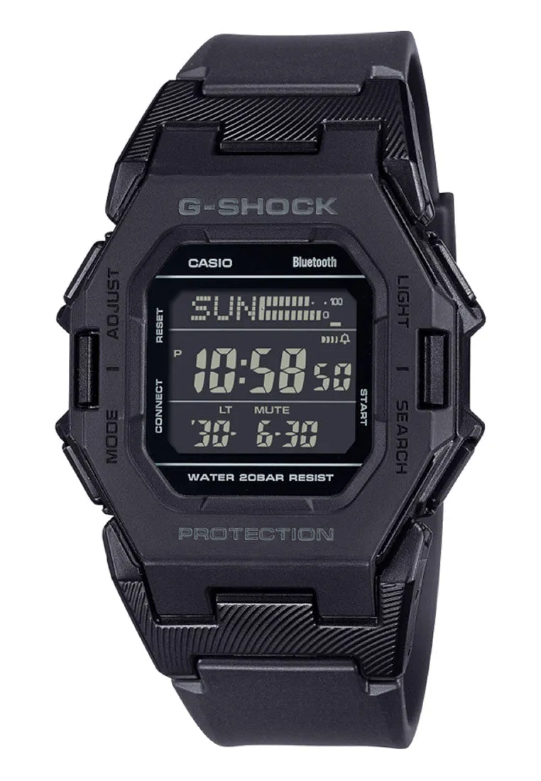 Casio G-shock GD-B500-1DR Digital Rubber Strap Bluetooth Watch for Men