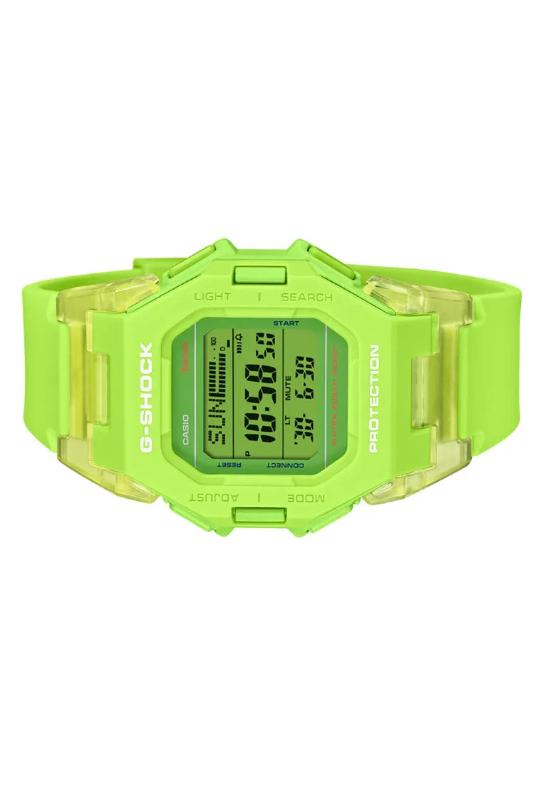 Casio G-shock GD-B500S-3DR Digital Rubber Strap Bluetooth Watch for Men