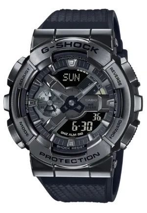 Casio G-shock GM-110BB-1A Digital Analog Rubber Strap Watch