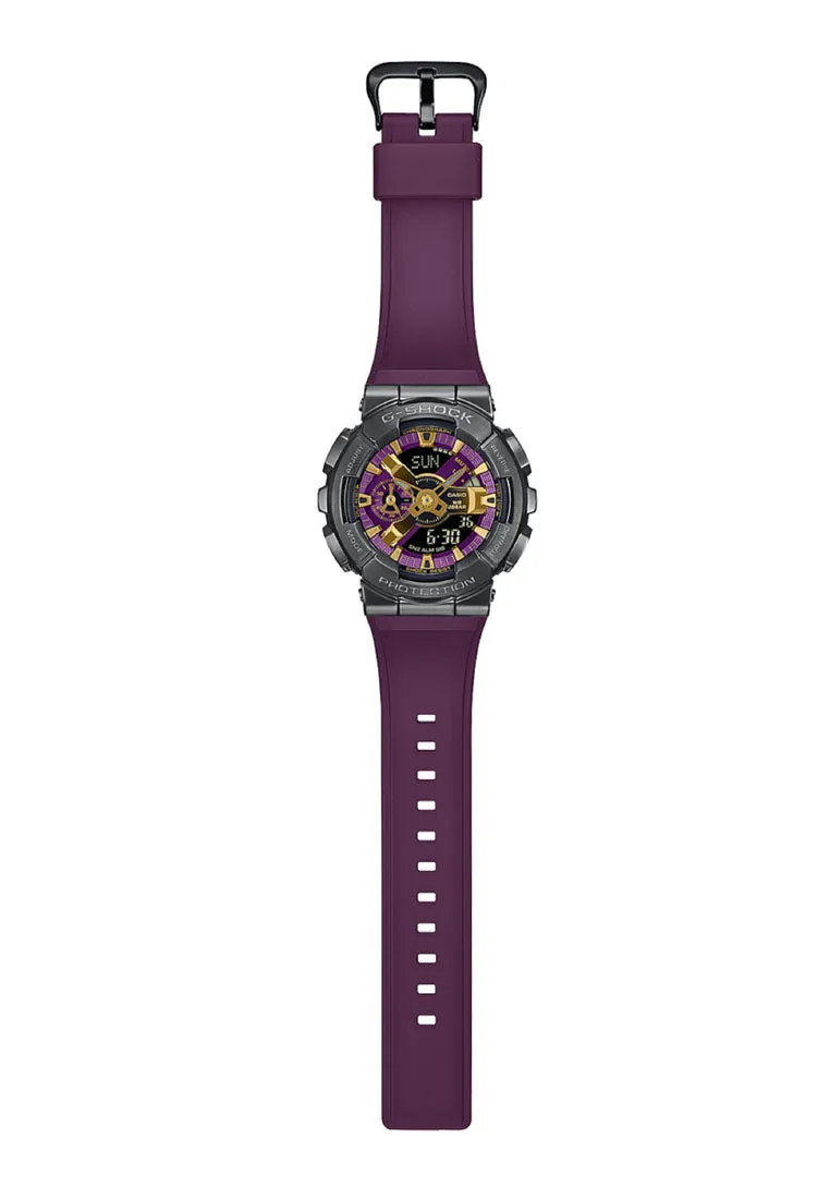 Casio G-Shock GM-110CL-6A Digital Analog Rubber Strap Watch For Men