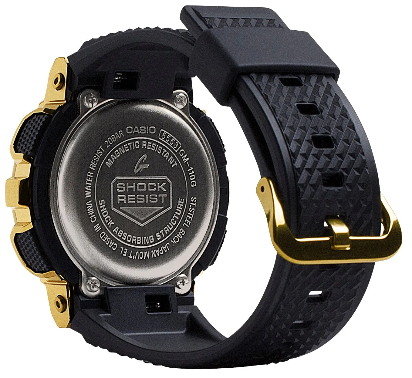 Casio G-shock GM-110G-1A9 Digital Analog Rubber Strap Watch