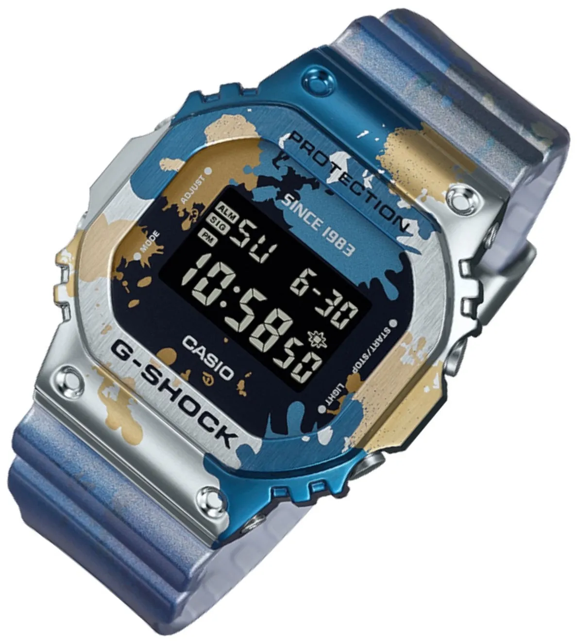 Casio G-shock GM-5600SS-1DR Digital Rubber Strap Watch