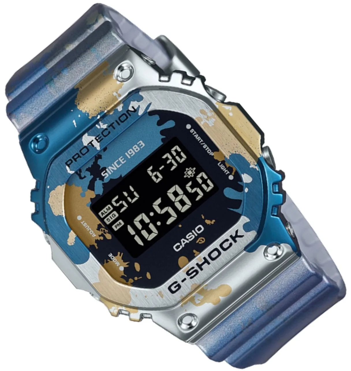 Casio G-shock GM-5600SS-1DR Digital Rubber Strap Watch