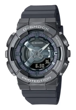 Casio G-shock GM-S110B-8A Digital Analog Rubber Strap Watch