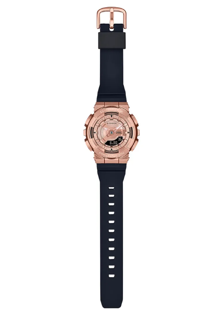 Casio G-shock GM-S110PG-1A Digital Analog Rubber Strap Watch