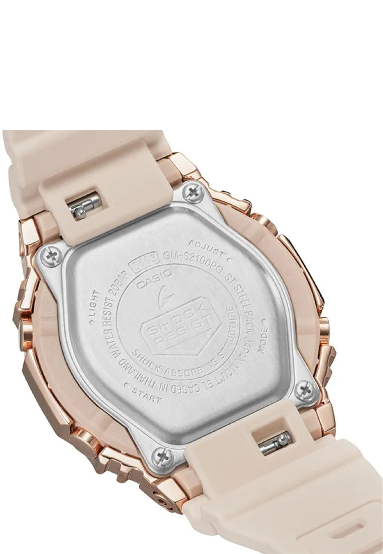 Casio G-shock GM-S2100PG-4A Digital Analog Rubber Strap Watch