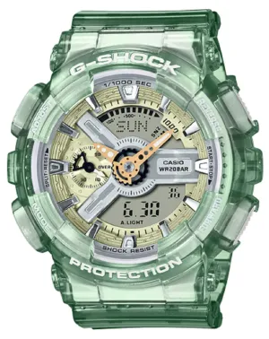 Casio G-shock GMA-S110GS-3A Digital Analog Rubber Strap Watch