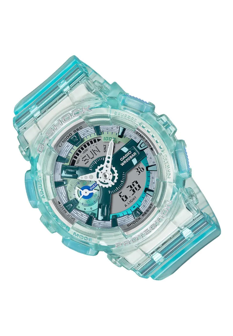 Casio G-shock GMA-S110VW-2A Digital Analog Rubber Strap Watch For Women