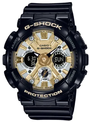 Casio G-shock GMA-S120GB-1A Digital Analog Rubber Strap Watch