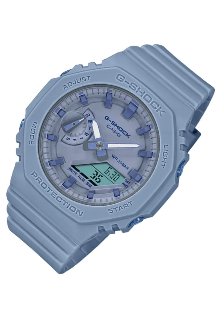 Casio G-shock GMA-S2100BA-2A2 Digital Analog Rubber Strap Watch for Women