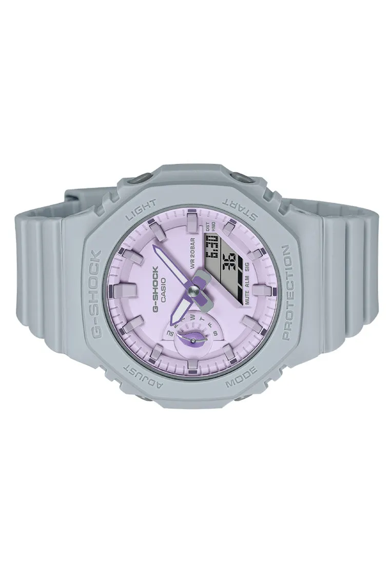 Casio G-shock GMA-S2100NC-8A Digital Analog Rubber Strap Watch For Women