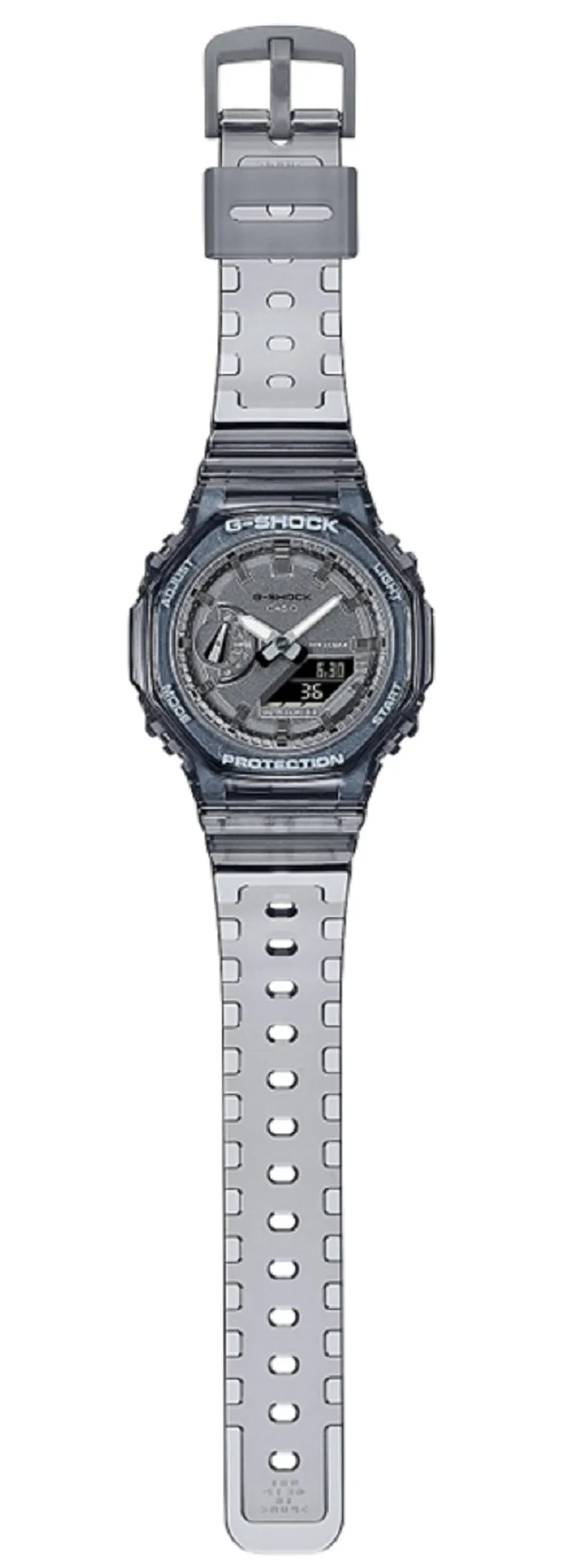 Casio G-shock GMA-S2100SK-1A Digital Analog Rubber Strap Watch for Women