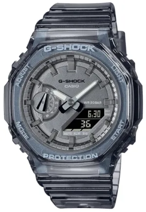 Casio G-shock GMA-S2100SK-1A Digital Analog Rubber Strap Watch for Women