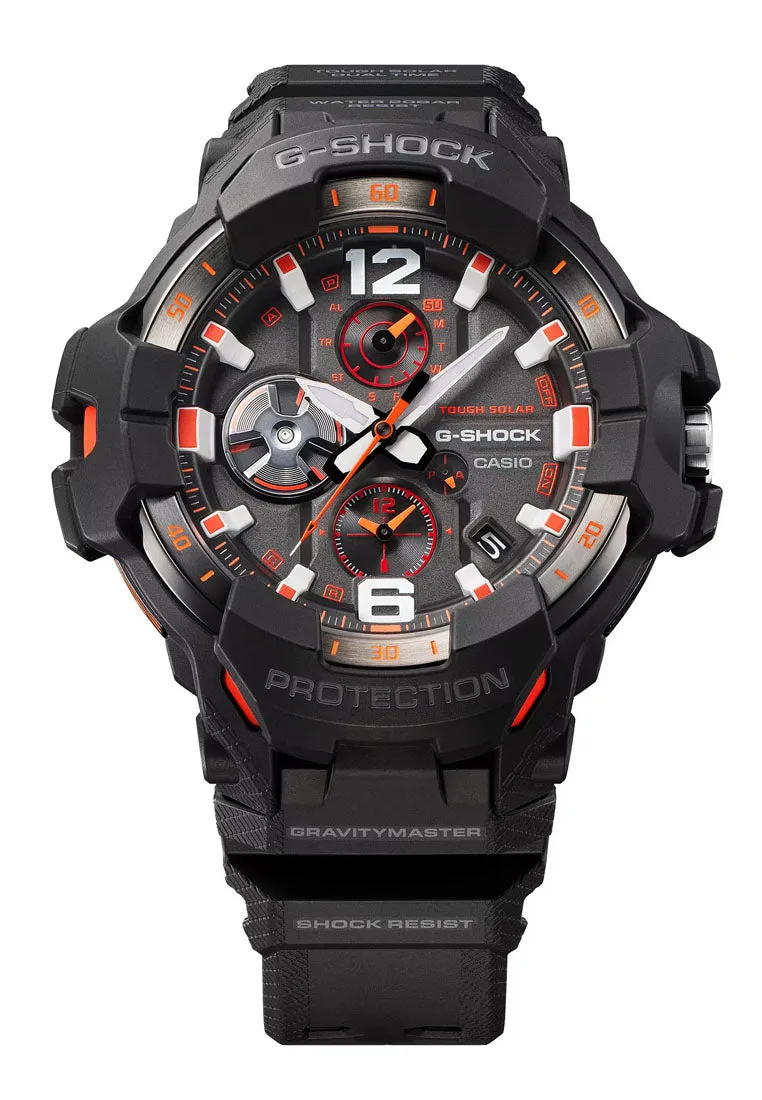 Casio G-shock GR-B300-1A4 Gravity Master Analog Rubber Strap Bluetooth Solar Watch For Men