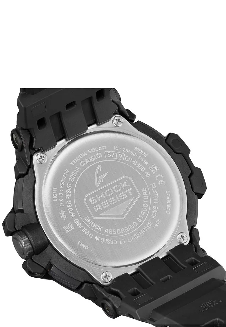 Casio G-shock GR-B300-1A4 Gravity Master Analog Rubber Strap Bluetooth Solar Watch For Men