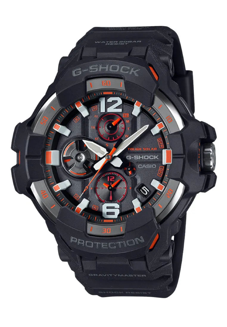 Casio G-shock GR-B300-1A4 Gravity Master Analog Rubber Strap Bluetooth Solar Watch For Men