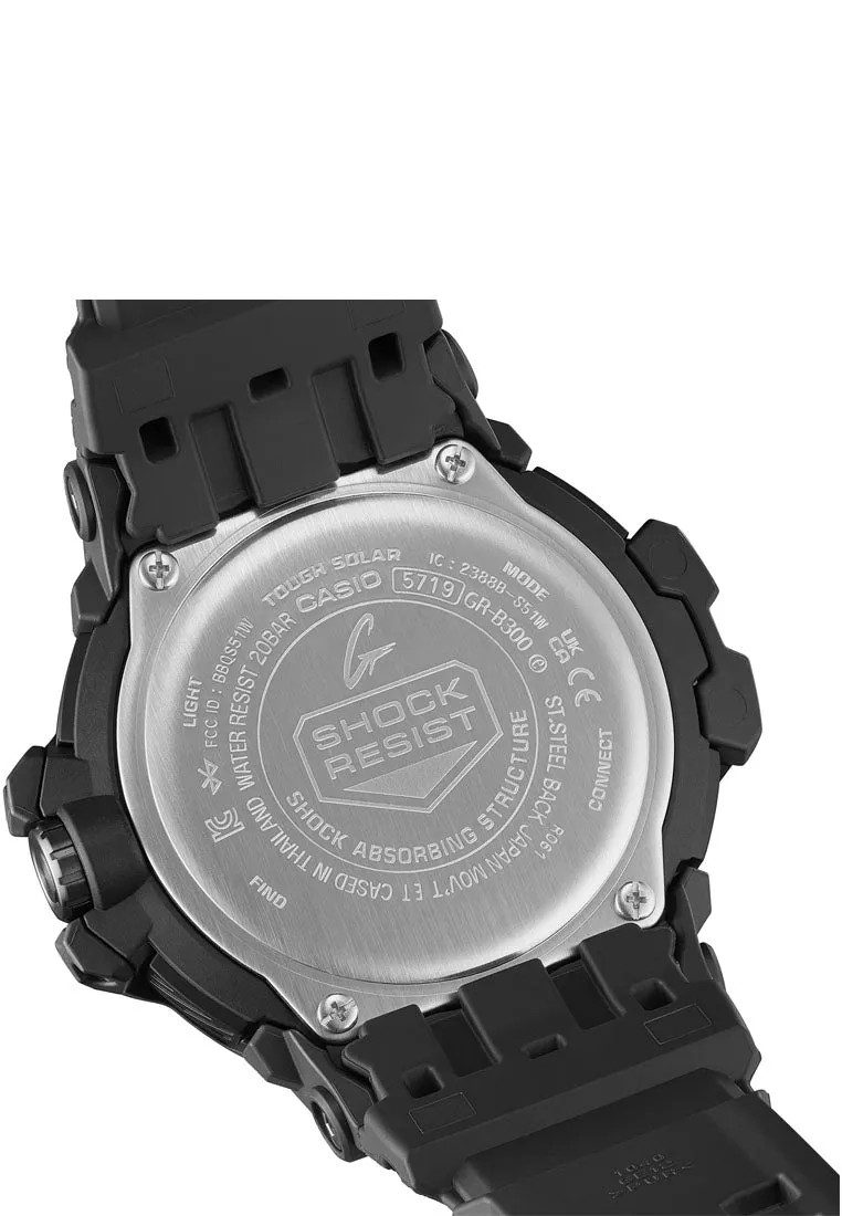 Casio G-shock GR-B300EC-1A GravityMaster Analog Rubber Strap Bluetooth Solar Watch for Men