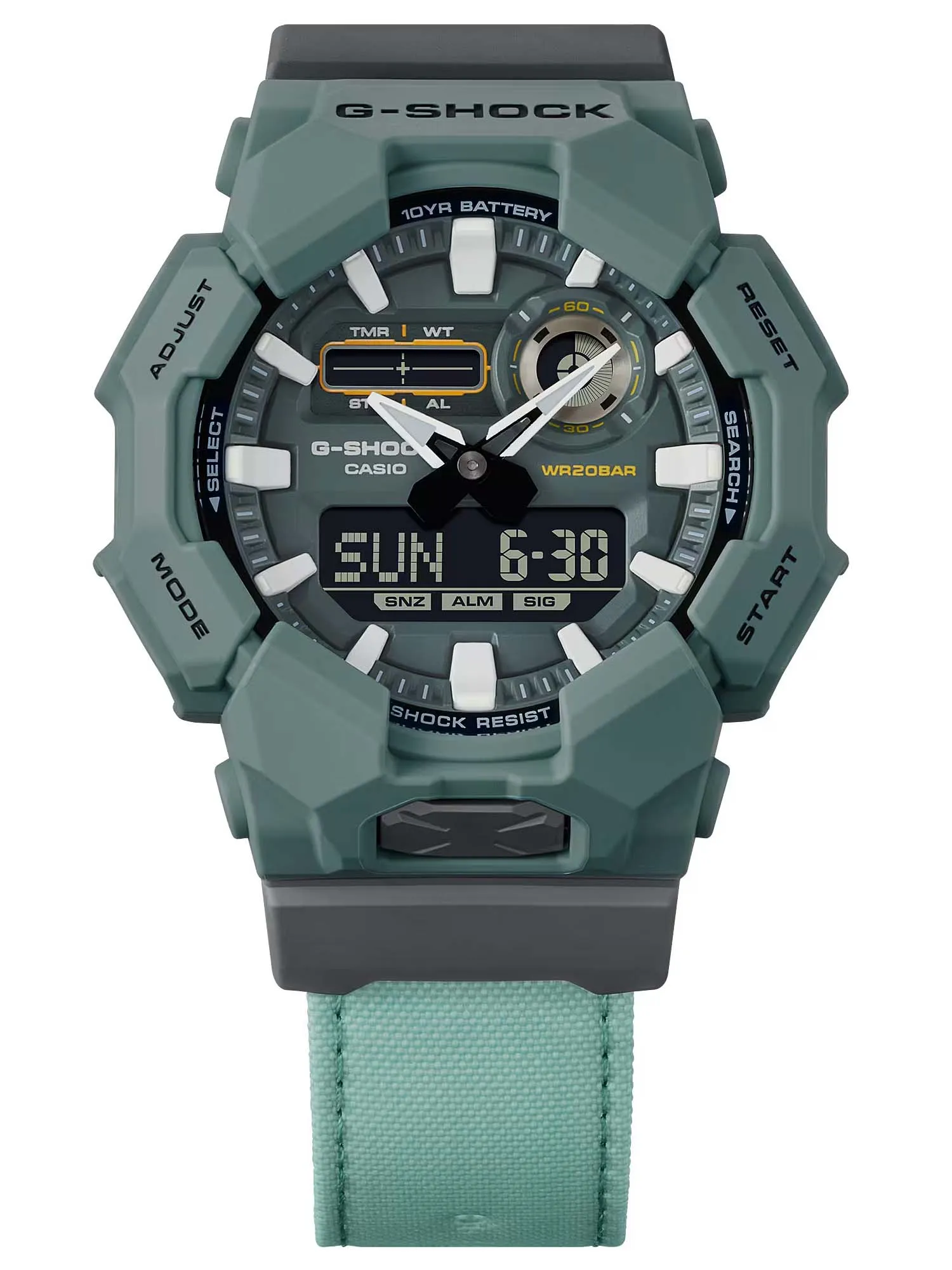 Casio G-SHOCK High-Brightness LED Large Digital Blue Watch GA010CE-2A