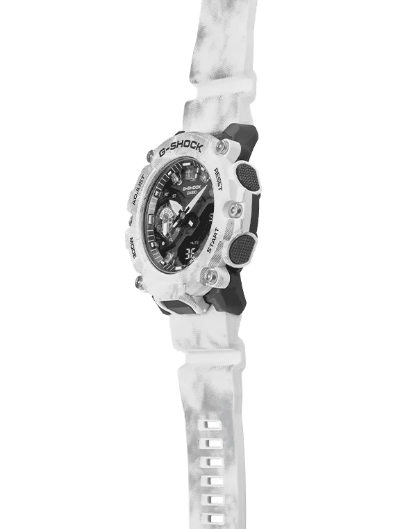 Casio G-Shock Limited Edition SNOW CAMOUFLAGE Watch GA2200GC-7A