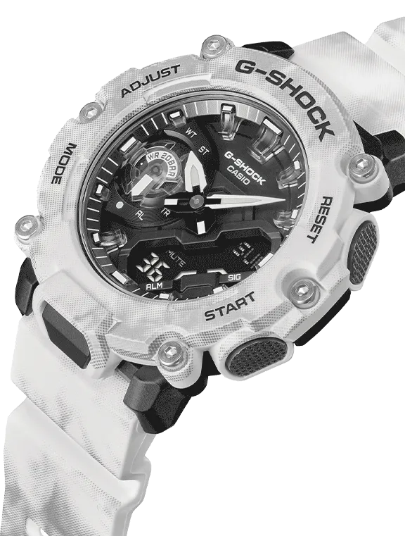 Casio G-Shock Limited Edition SNOW CAMOUFLAGE Watch GA2200GC-7A