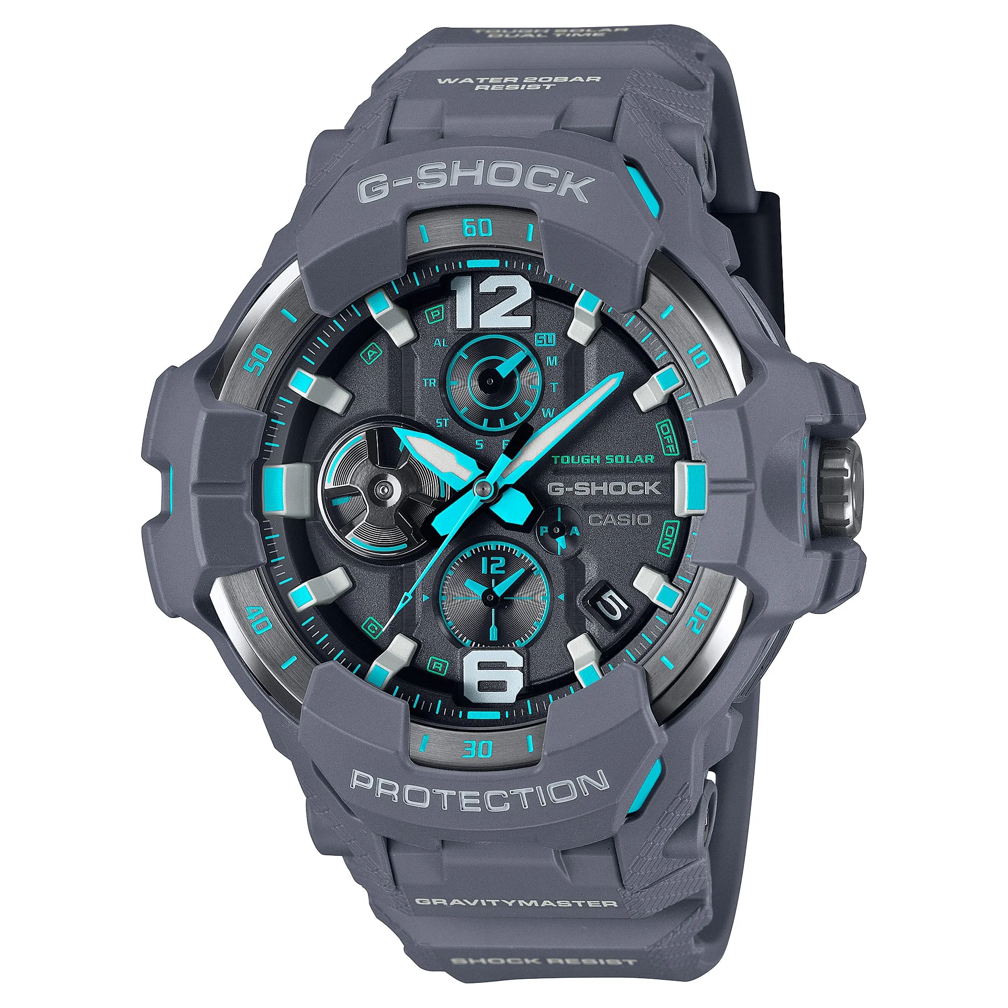 Casio G-Shock MASTER OF G AIR GRAVITYMASTER Bluetooth Tough Solar Watch GRB300-8A2 GR-B300-8A2