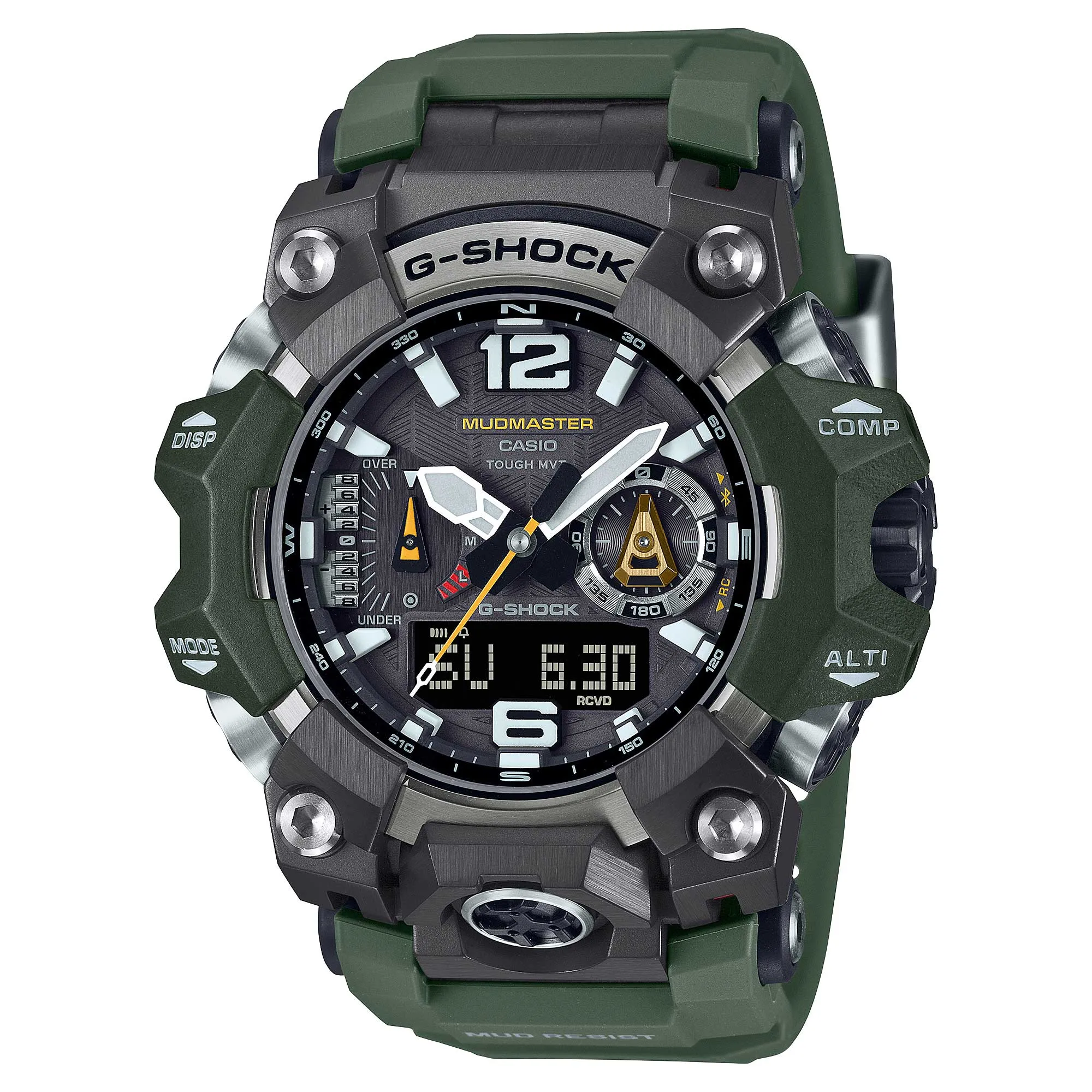 Casio G-Shock Master of G - Land Mudmaster Bluetooth Multi 6 Triple Sensor Watch GWGB1000-3A GWG-B1000-3A