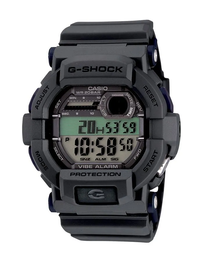 Casio G-Shock Mens Vibration Alarm - Grey - Direct Countdown Timer