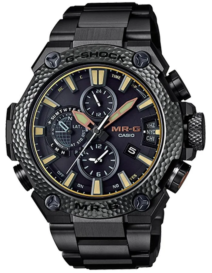 Casio G-Shock Mr G - Black Metal - Tsuiki Hammered Bezel - Atomic - 200M