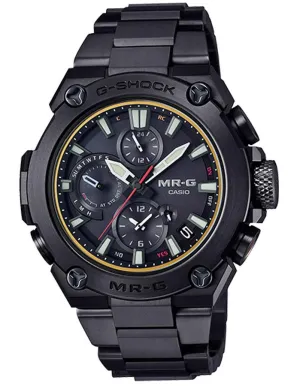 Casio G-Shock MR G Flagship Mens Watch - Black Metal - Solar - Chronograph