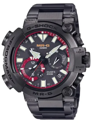 Casio G-Shock MR-G FROGMAN Black/Red Mens Diving Watch MRGBF1000B-1A