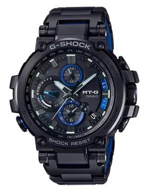 Casio G-Shock MT-G Mens Watch - Black Metal - Composite Band - Atomic - Chrono