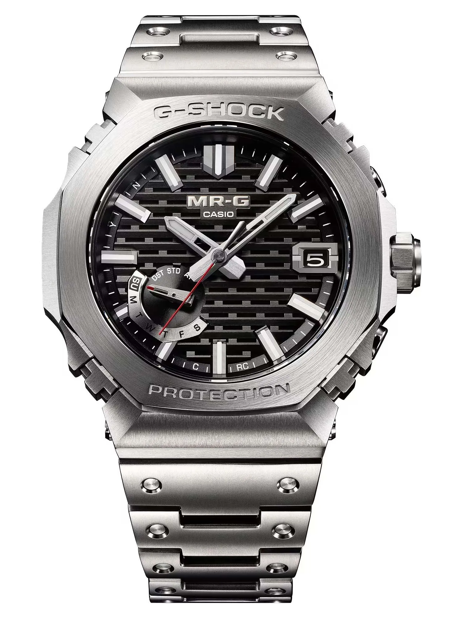 Casio G-Shock Octagonal Slim MRG TITANIUM watch with COBARION Bezel MRGB2100D-1A