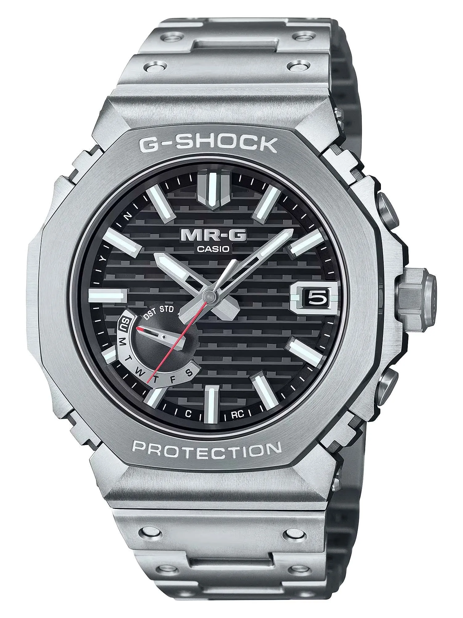 Casio G-Shock Octagonal Slim MRG TITANIUM watch with COBARION Bezel MRGB2100D-1A