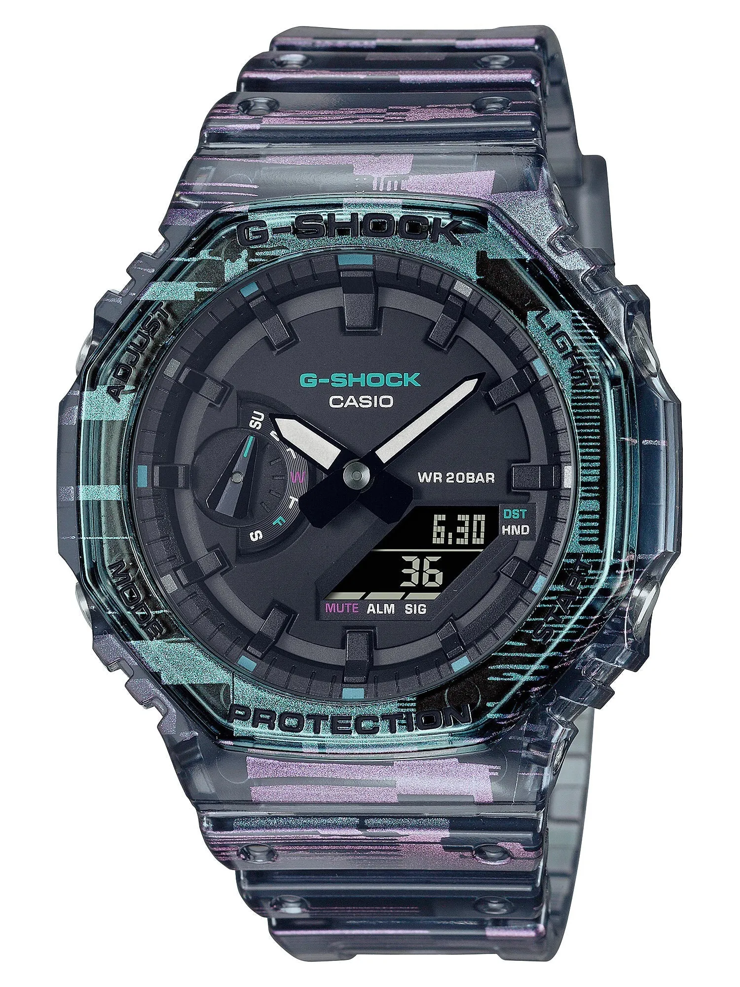 Casio G-Shock "Digital Glitch" Series Mens Watch GA2100NN-1A