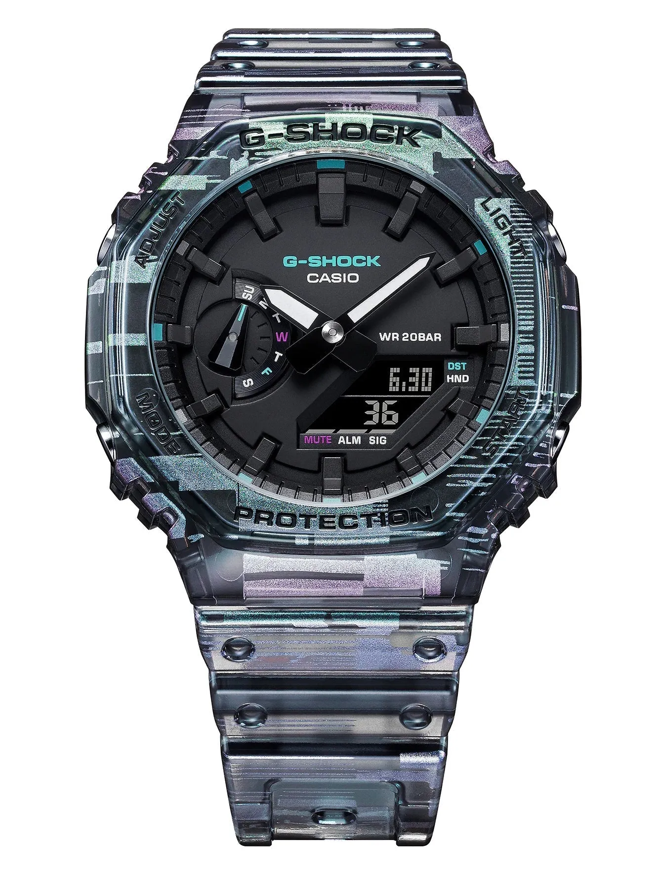 Casio G-Shock "Digital Glitch" Series Mens Watch GA2100NN-1A