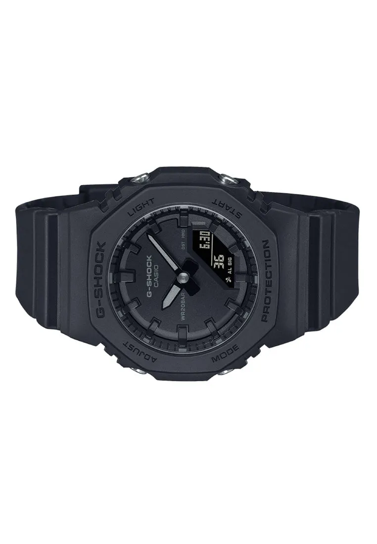 Casio G-shock Women GMA-P2100BB-1A Digital Analog Rubber Strap Watch for Women