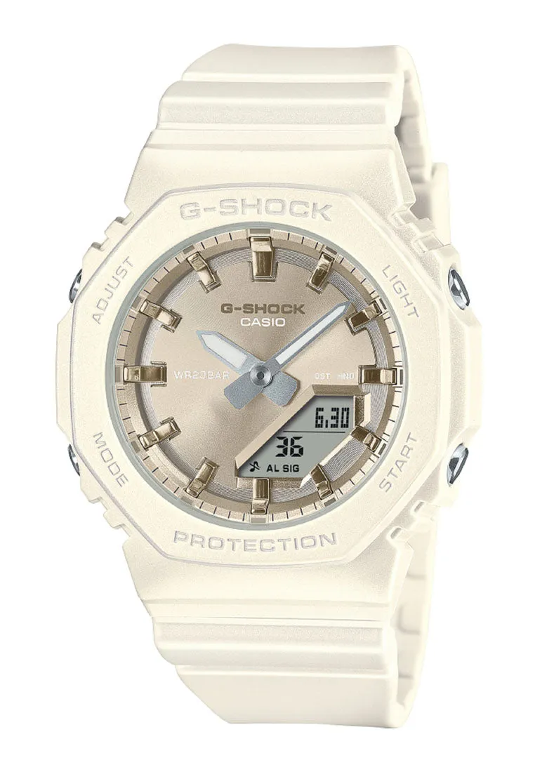 Casio G-shock Women GMA-P2100ST-7A Digital Analog Rubber Strap Watch for Women