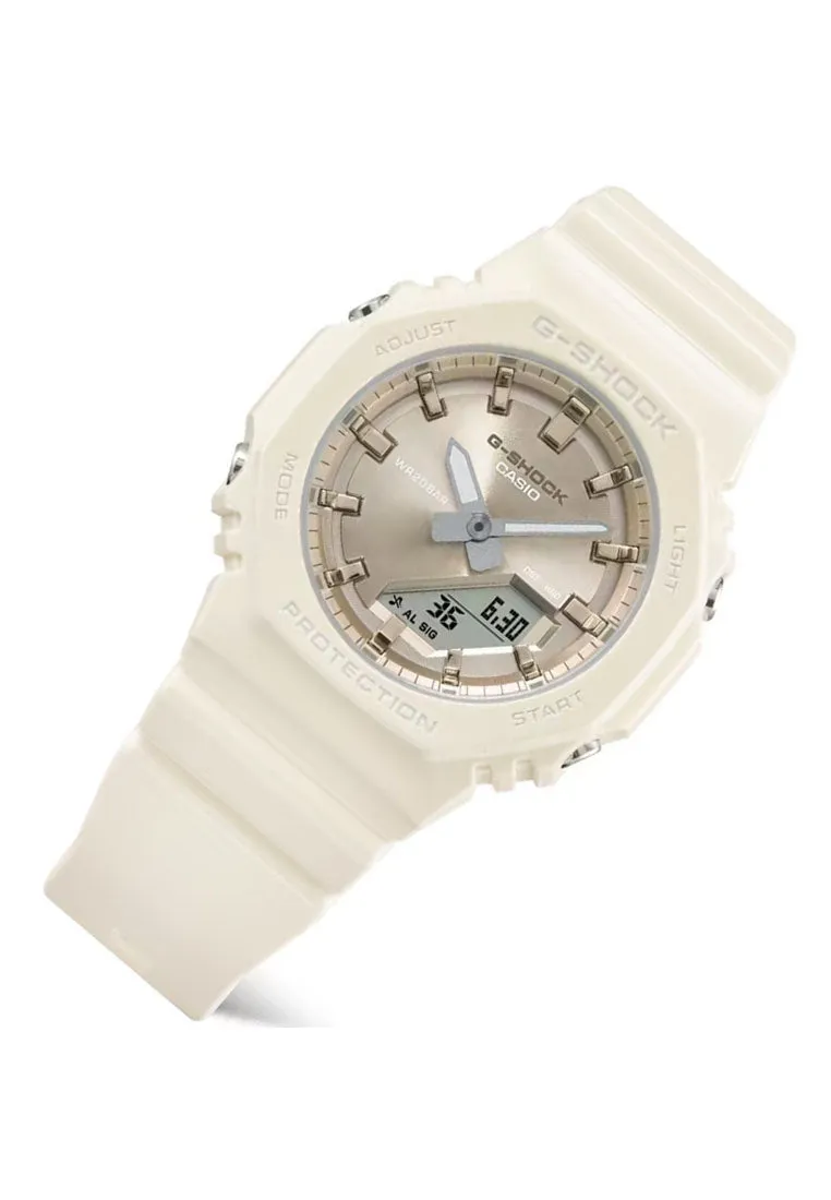 Casio G-shock Women GMA-P2100ST-7A Digital Analog Rubber Strap Watch for Women