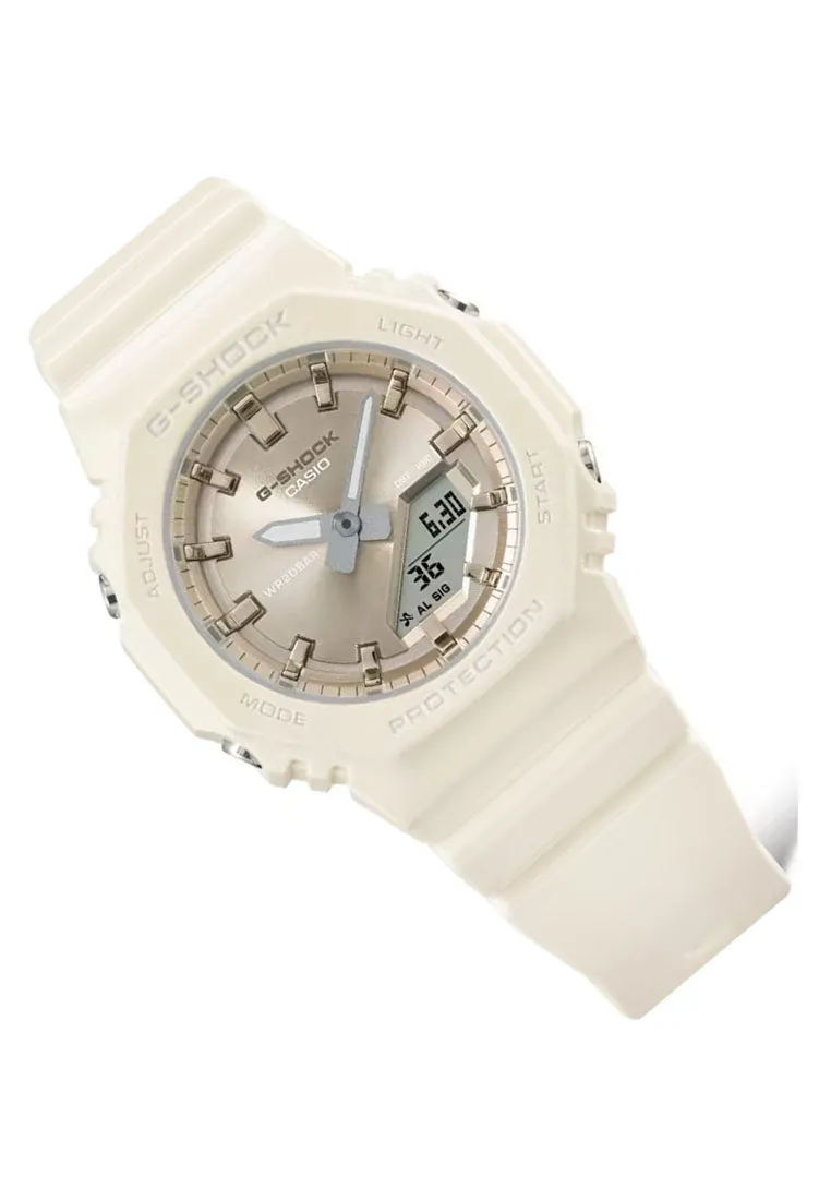 Casio G-shock Women GMA-P2100ST-7A Digital Analog Rubber Strap Watch for Women