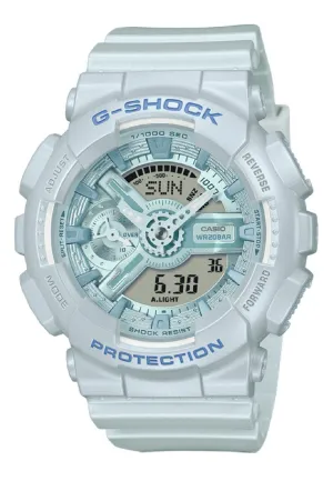 Casio G-shock Women GMA-S110ST-2A Digital Analog Rubber Strap Watch For Women